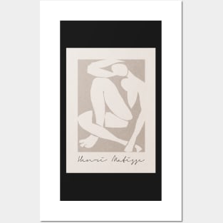 Henri Matisse Blue nude inspired, Neutral art Posters and Art